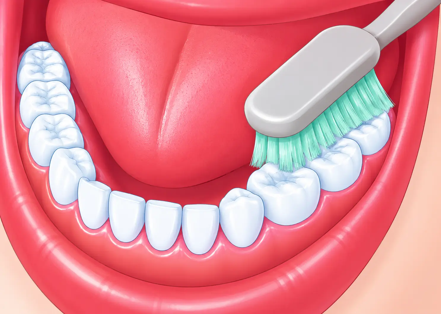 Take Your Time. Brushing thoroughly should take two to three minutes. Try timing yourself.