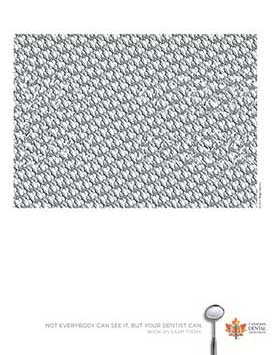 Magic eye poster