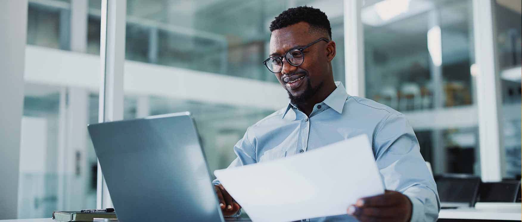 man at laptop