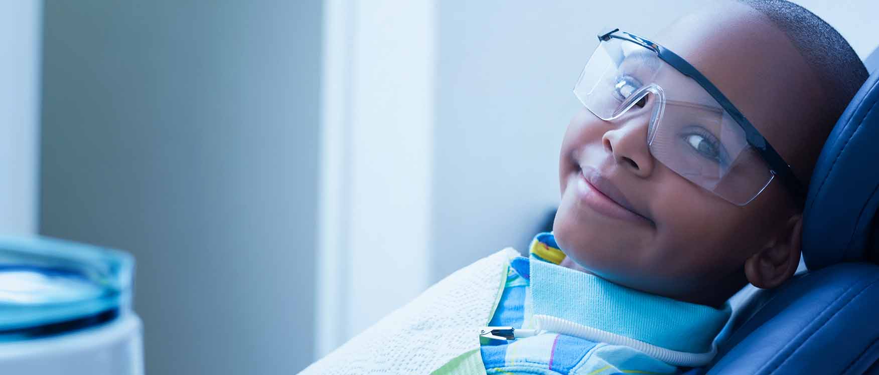 Child at dentist