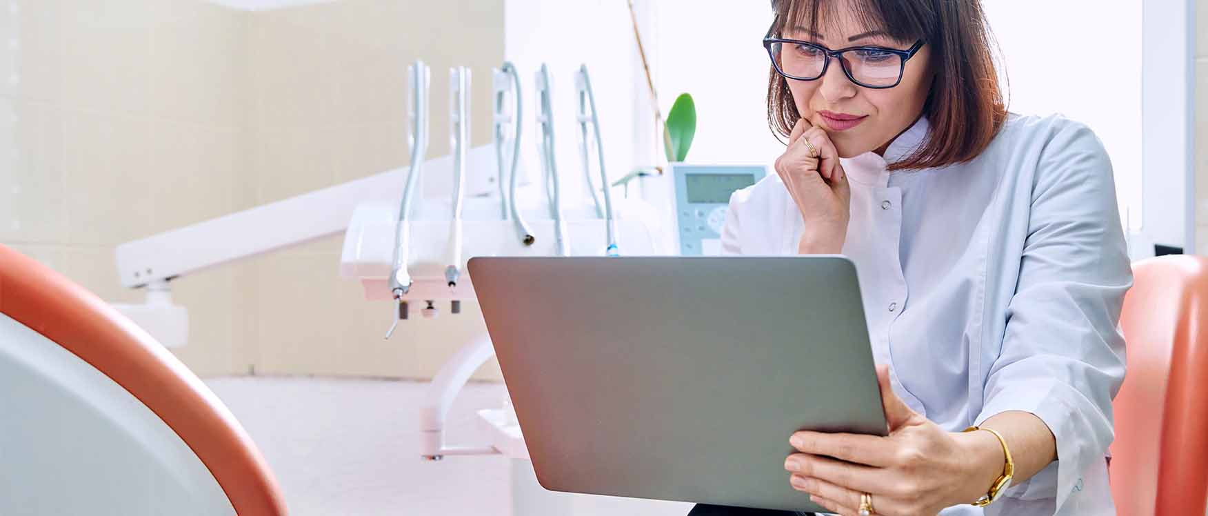 Woman at laptop