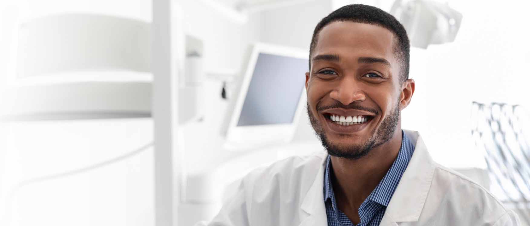 smiling dentist