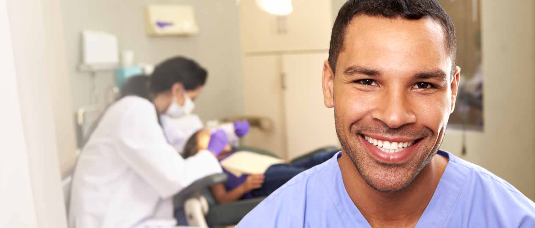 smiling dentist