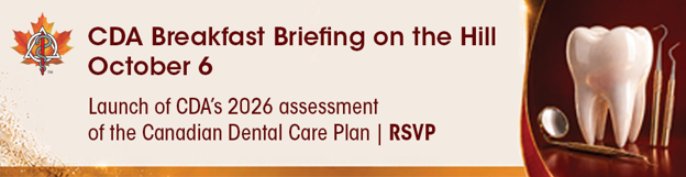 CDA RSVP breakfast EN banner invitation with tooth